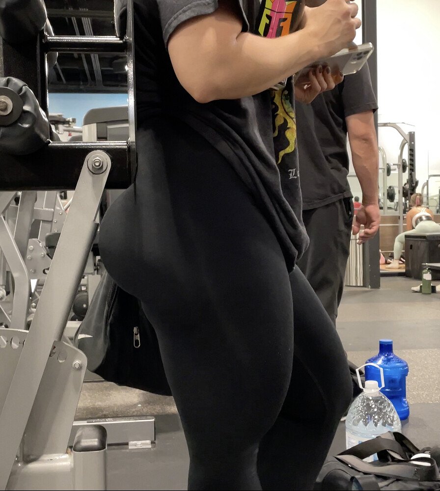 Candid Ass Gym Leggins #BmRPMpn8