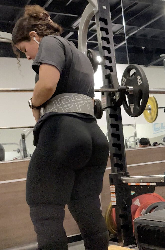 Candid Ass Gym Leggins #fVwGuKDb