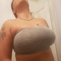 Hotwife showing off her new tits