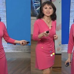 Asian GILF newswoman Shern-Min