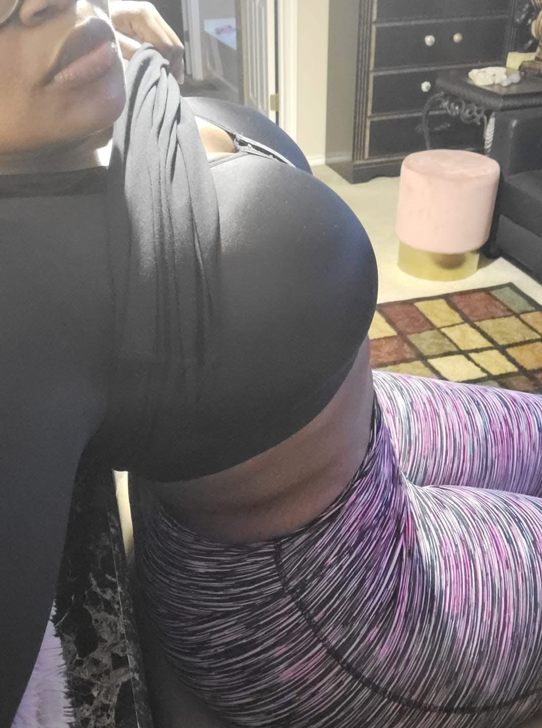 Busty ebony mom #TizQUzUS