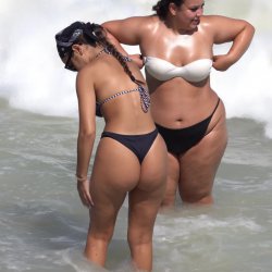 Perfect beach big ass pawg