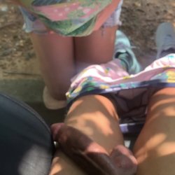 Snowbunny cumslut sucking bbc in public blowjob sperm facial deepthroat hard cumshot hoe